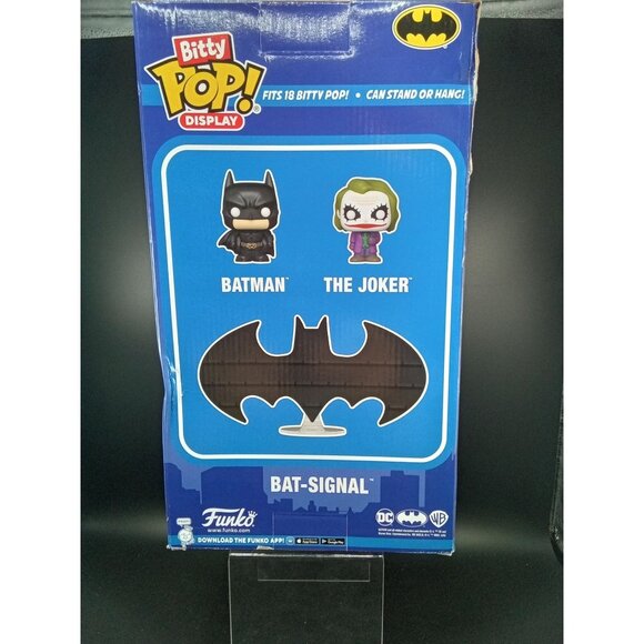 Funko Bitty Pop! Display Batman Bat-Signal Shelf W/ 2 Mini - Picture 2 of 6